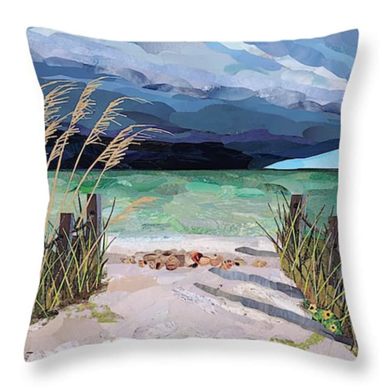 Throw Pillow Cover Pillow Beach Scene Hawaiian Ocean Throw Pillows or YOUR