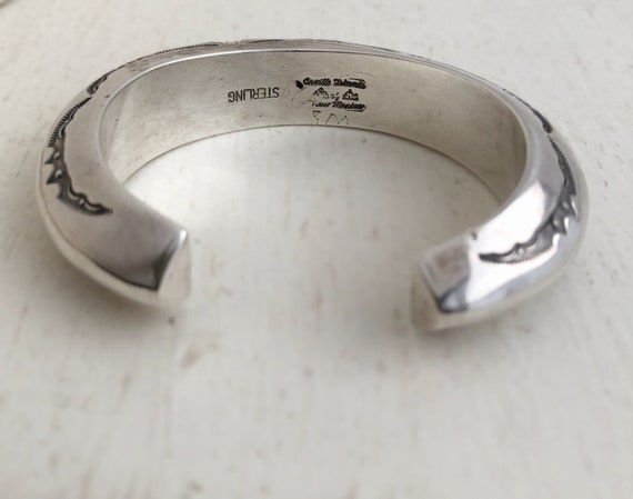 Orville Tsinnie Cuff Bracelet - Sterling Silver N… - image 3