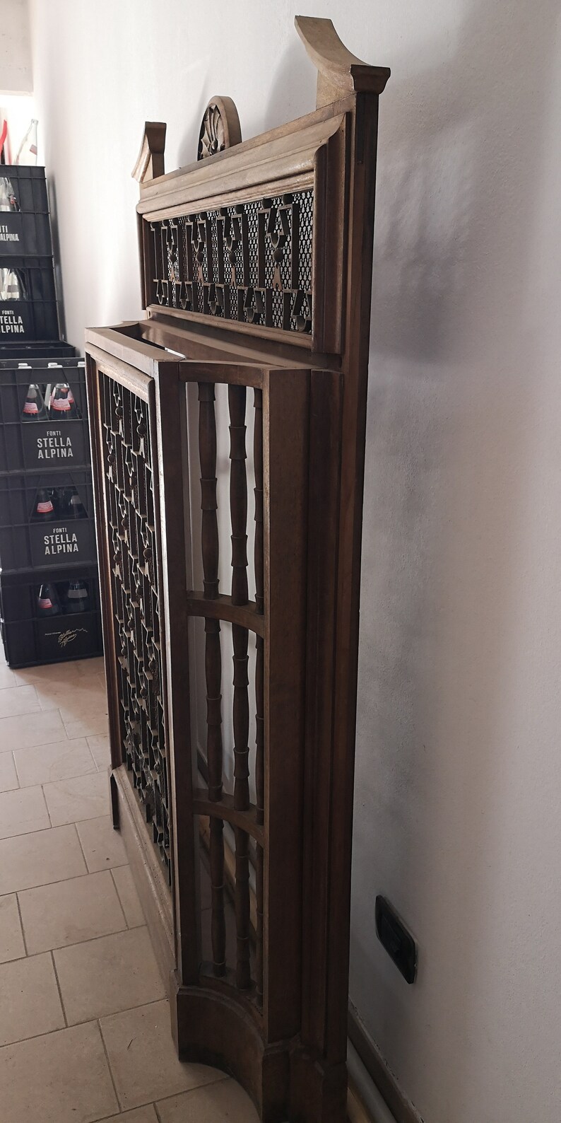 Cubierta de chimenea antigua recuperada muebles de principios | Etsy