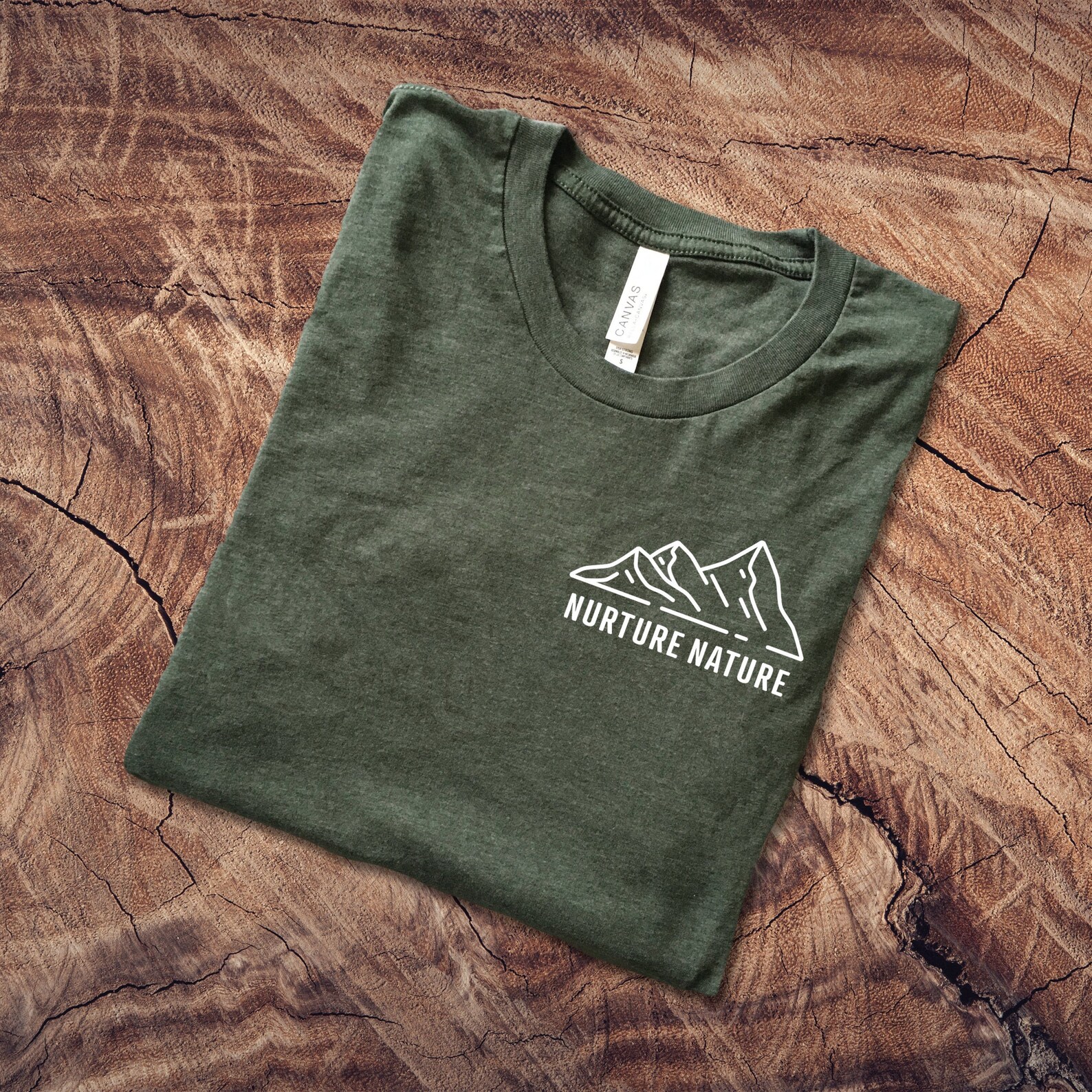 Nurture Nature Tee EcoFriendly Unisex TShirt Outdoor Etsy