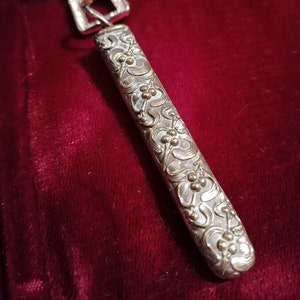 Antique Mistletoe Necklace: Upcycled Victorian Chatelaine Object