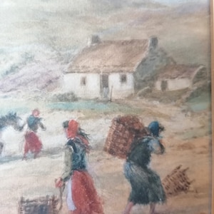Museum quality, Antique Painting, Alexander Williams, R.H.A., Royal Hibernian Academy, oil painting, 1900s, important art, Clara Irwin,