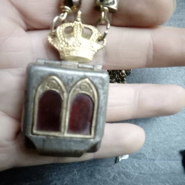 Reliquary Necklace Etsy