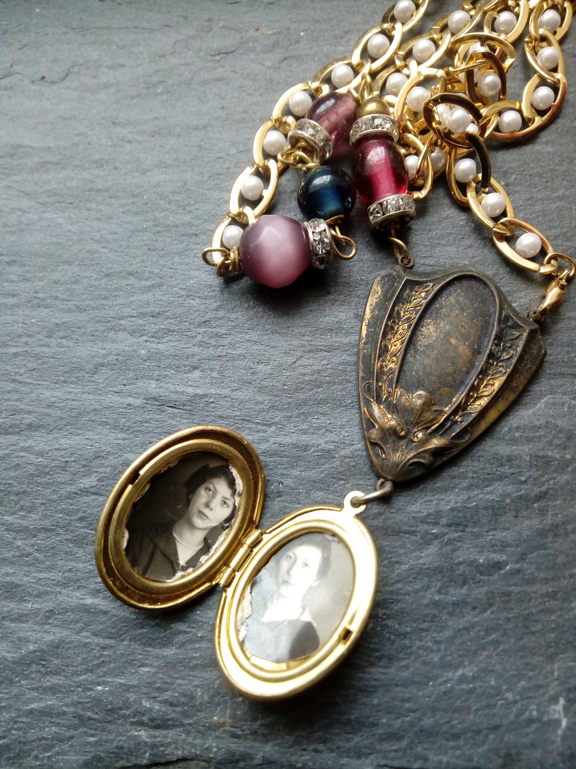 Collar Con Foto LONAGO Collar Con Medallón De Corazón Que Sostiene Dos Imágenes, Colgante De Medallón De Foto De Colibrí, Plata De Ley, Regalo Conmemorativo Para Mujer, Plata Esterlina, Circonia Cúbica Collar