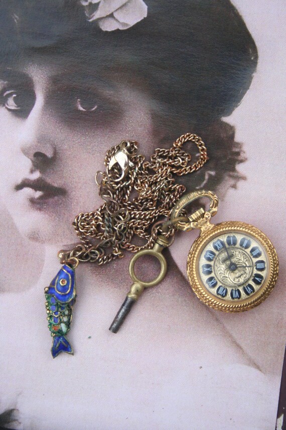 eccentric animal jewelry Articulated Koi Fish Pock