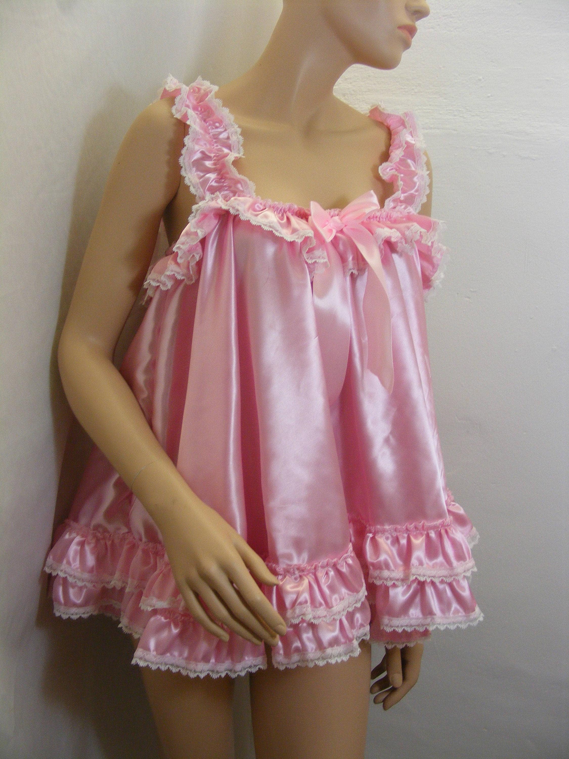Satijnen slips voor mannen - babydolls jurk kopen