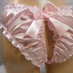 Silky Underwear, Sexy Satin Panties, Ruffled Panties, Frilly