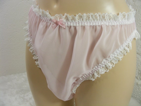 Sissy Cheeky Frilly Sheer Chiffon Lace Scrunch Butt Panties All Colours Lingerie  Knickers All Sizes Kinky Fetish CD TV Crossdress 
