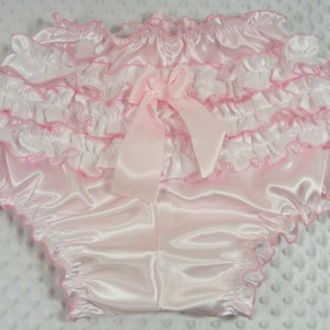 Pink / Pink Satin Cotton Tie Side Panties With Bow / Sissy Panties / for  Him -  Denmark