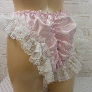 Pink Satin Knickers