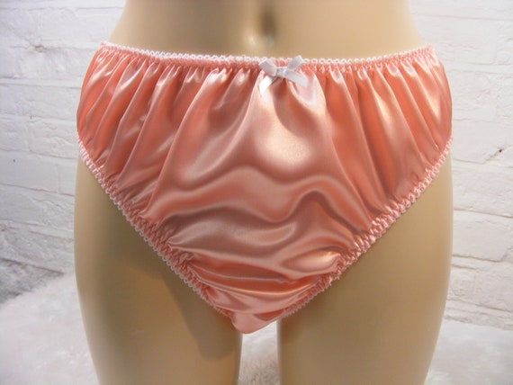 Sissy Dress, Humiliation, Sissy Panties, Peach Satin, SPANKY PANTIES, Open  Bottom, BDSM. Ddlg, Men or Women, Lingerie, Knickers -  Canada