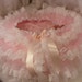 sissy ABDL knickers pants diaper cover pink satin frilly tulle lace all round front & back opt chain + lock CD TV fancydress adult baby