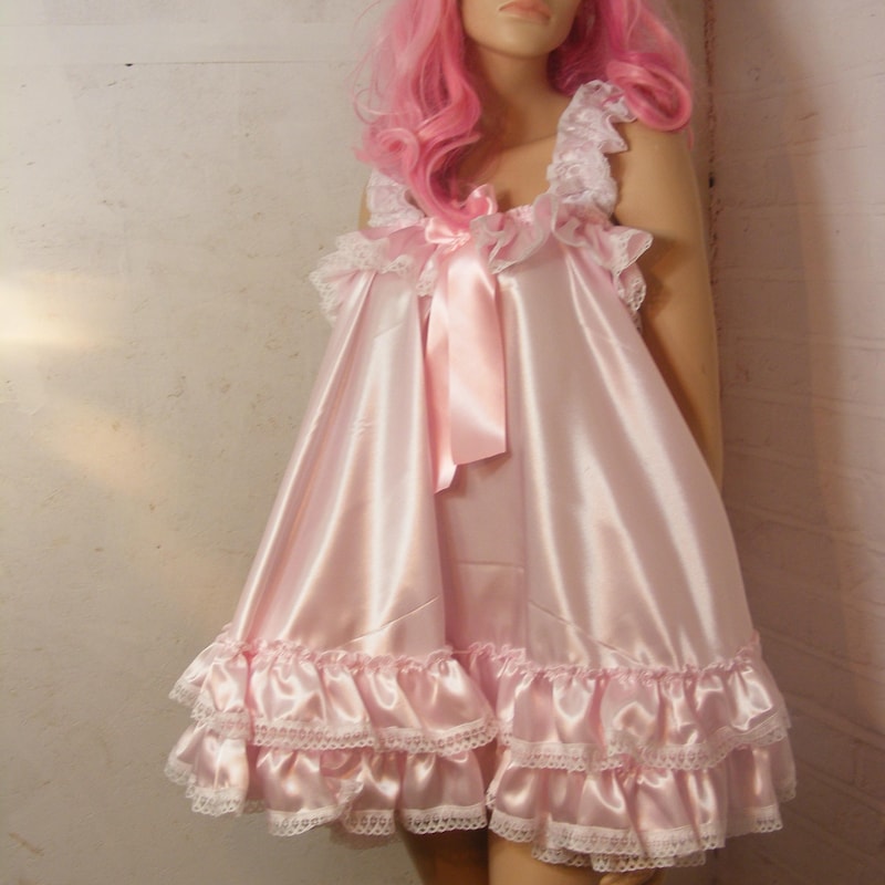Sissy Lux Pink Frilly Dress