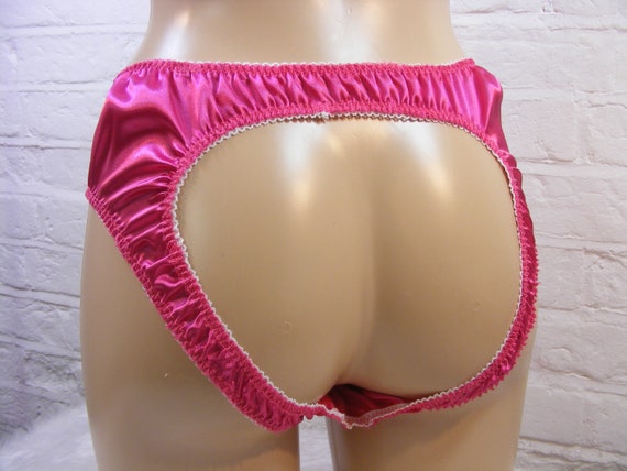 Sissy Dress, Humiliation, Sissy Panties, Cerise, Satin, SPANKY PANTIES, Open  Bottom, BDSM. Ddlg, Men or Women, Lingerie, Knickers -  Israel