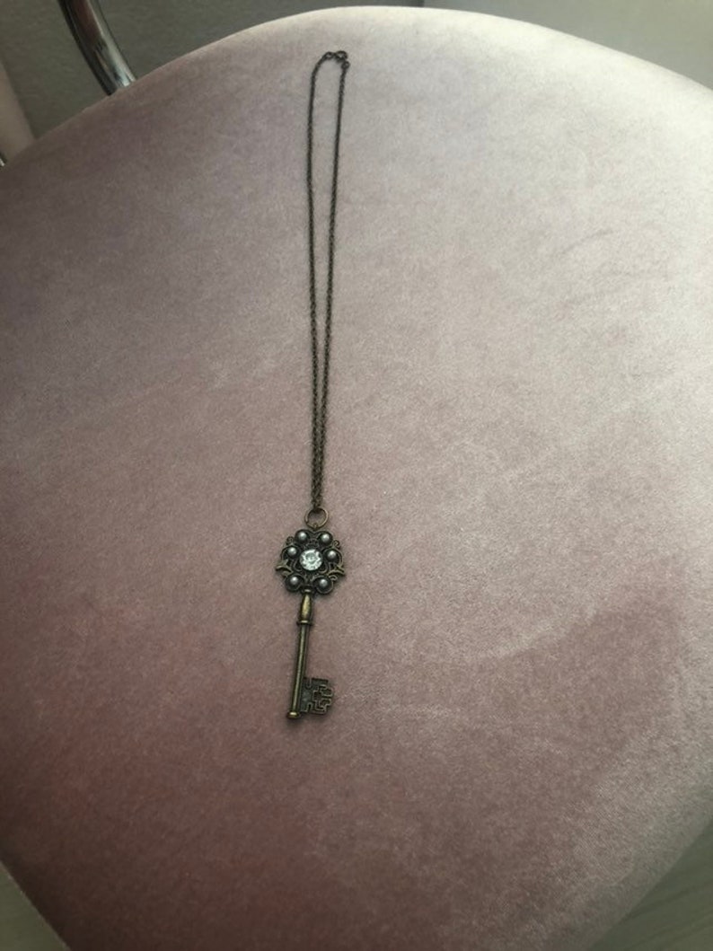Vintage Key Pendant Necklace