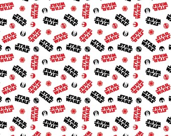 73011101 Star Wars Tossed Icons Camelot Fabrics 100% Cotton