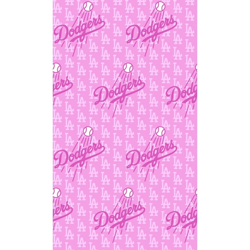Fabric Traditions - MLB Pink Los Angeles Dodgers 100% Cotton Fabric