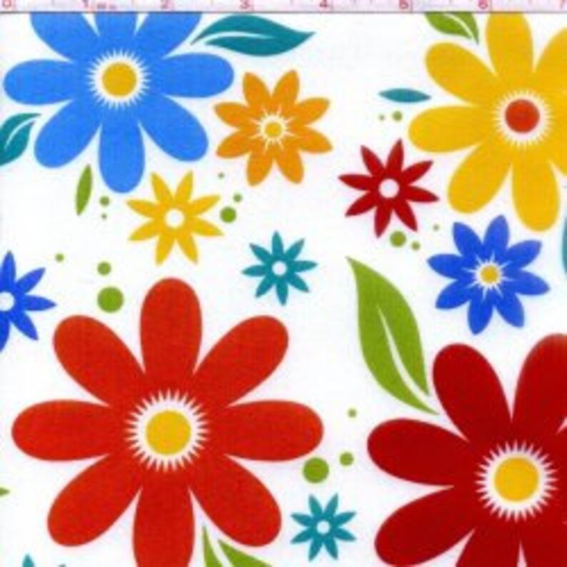 In The Beginning Bloom Modern Large Floral Red
