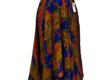 Satin Ankara Skirt
