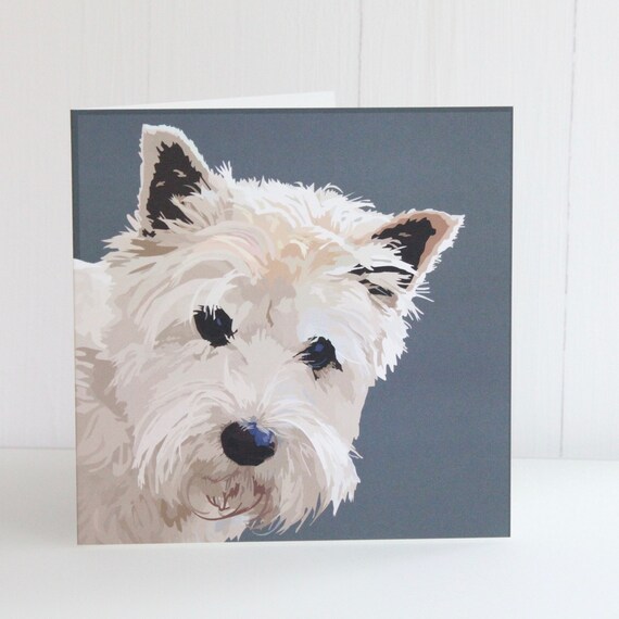 Westie Greeting Card Archie
