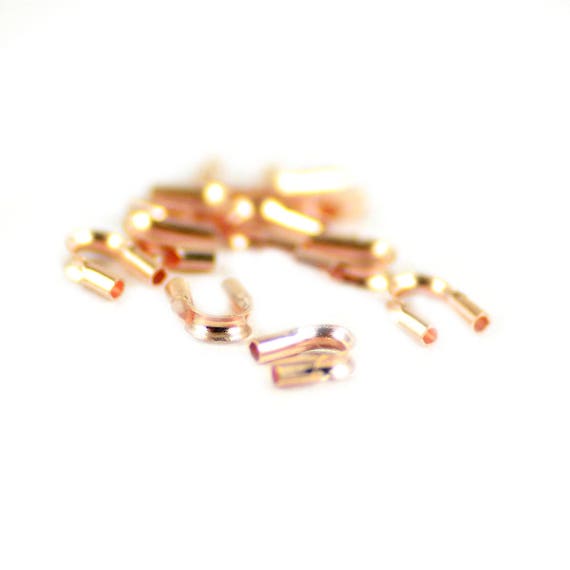 20 For a Professional Finish! 14K Gold-Filled 3mm Crimp Covers TWENTY