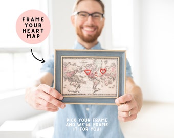 Frame Your Sadie & June Heart Map Here!