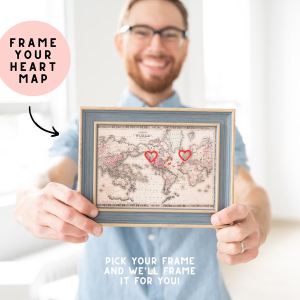 Frame Your Sadie & June Heart Map Here!