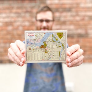 postale d'Ottawa | postale vintage d'Ottawa | courrier postal | Cadeau pour meilleur ami | Courrier interurbain | Papeterie pour carte