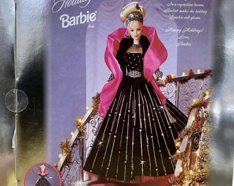 1990s Barbie Glam Holiday New Years Eve NIOB - Classic Barbie Blonde