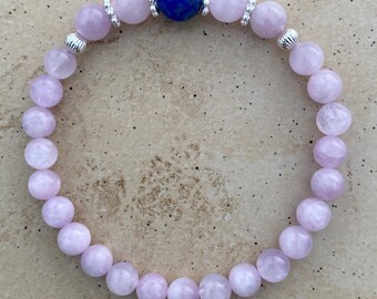 Love and Luck Bracelet - Kunzite and Lapis Lazuli