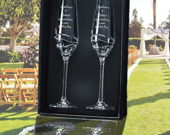 champagne flutes etsy