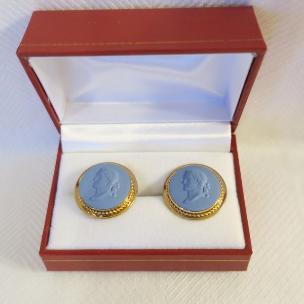 Cameo Cufflinks Etsy