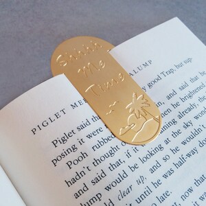 Metal Bookmark, Bookmark, Custom Bookmark, Gold Bookmark, Book Mark ...