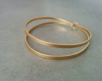 Gold Cuff Bracelet, Gold Cuff, Gold Bracelet, Strips Braclete, Strips Cuff, Wedding Jewellery, Bridesmaid Gift, Gift For Her, By Hila Assa