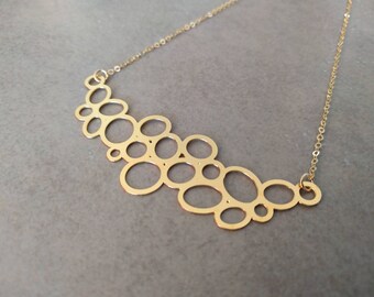 Gold Circle Necklace