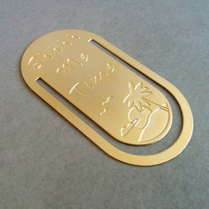 Metal Bookmark, Bookmark, Custom Bookmark, Gold Bookmark, Book Mark, Unique Bookmark, Personalize Bookmark, Book Accessories,Book Club Gift