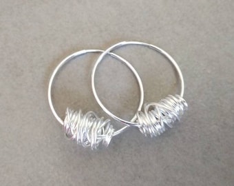 Silver hoop earrings, Hoop Earrings, Silver hoops, Silver Earrings, Sterling Silver Hoop, Thin Silver Hoops, Thin Hoops, Gift For Christmas