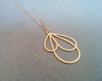 Gold Necklace, Dainty Necklace, Long Necklace, Delicate Necklace, Minimalist Necklace, Gold Filled, Simple Gold Necklace, Everyday Necklace