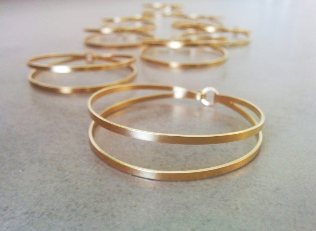 Gold Cuff Bracelet Gold Cuff Gold Bracelets Strips Cuff Etsy