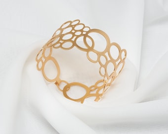 Circle Bracelet, Gold Bracelet, Gold Cuff Bracelet, Cuff Bracelet, Wide Bracelet, Gold Cuff, Gold Bangle, Brass Cuff, Wide Bracelet, Bangles