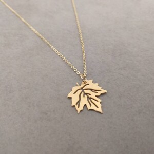 Puede incluir: Un collar de oro con un delicado colgante de hoja. La hoja est&aacute; recortada y tiene un dise&ntilde;o detallado.