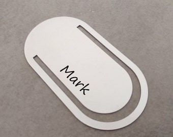 Personalized Money Clip, Custom money clip, Engraved money clip, Silver Paper clip, Gift For him, Groomsmen gift, Gift For Dad, men gift