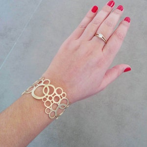 Circle Bracelet, Gold Bracelet, Gold Cuff Bracelet, Cuff Bracelet, Wide Bracelet, Gold Cuff, Gold Bangle, Brass Cuff, Wide Bracelet, Bangles