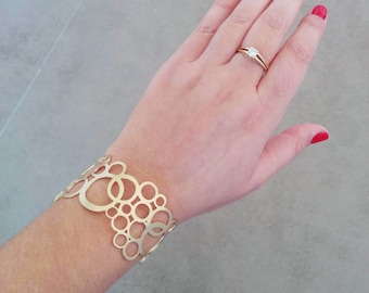 Circle Bracelet, Gold Bracelet, Gold Cuff Bracelet, Cuff Bracelet, Wide Bracelet, Gold Cuff, Gold Bangle, Brass Cuff, Wide Bracelet, Bangles