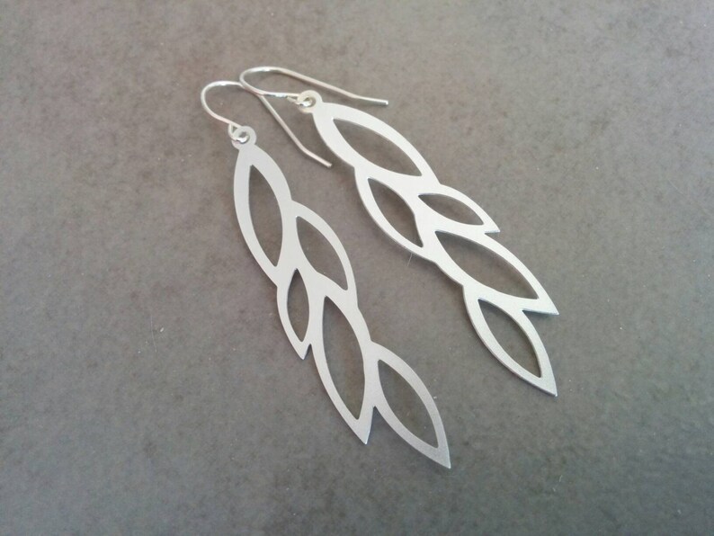 Jewelry Set Leaves Silver Jewelry Silver Cuff Silver Jewelry Set Jewellery Set Silver Bracelet Sterling Silver Silver Earrings