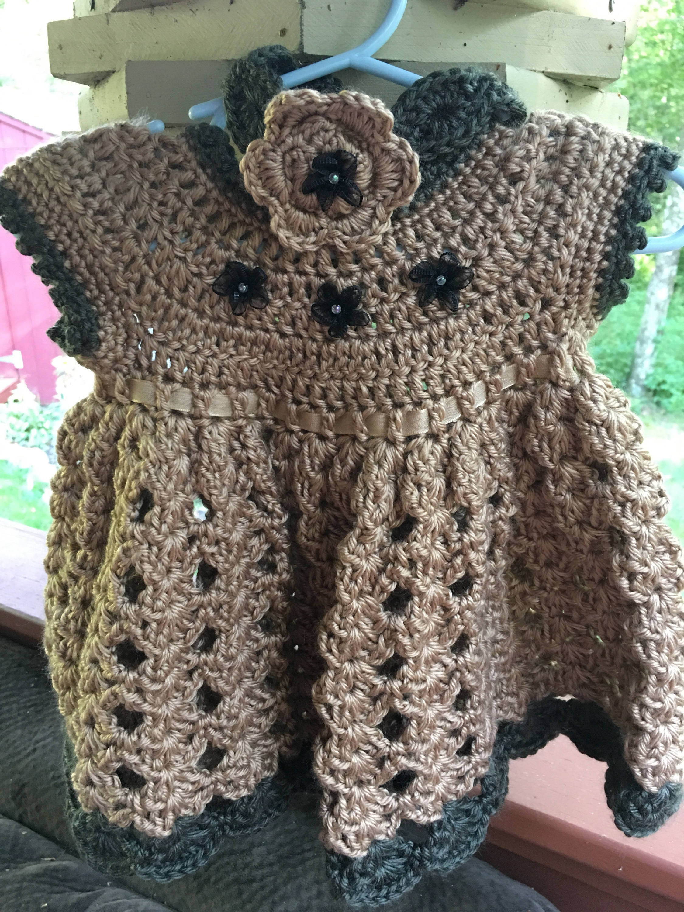 Crochet Baby Girl Dress/Newborn Dress Set/Size 36 Etsy