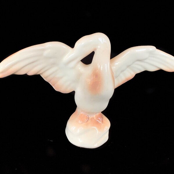 Vtg Roselane Goose Swan Figurine Pasadena California