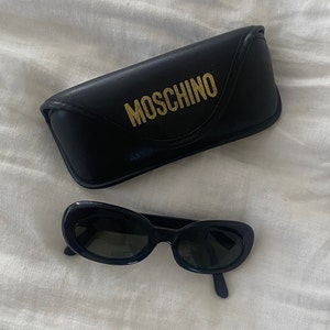 Moschino Gold Sunglasses with Black Case Moschino MC453 – Vintage Frames Company main image 3