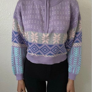 Maglione pull over vintage rielaborato