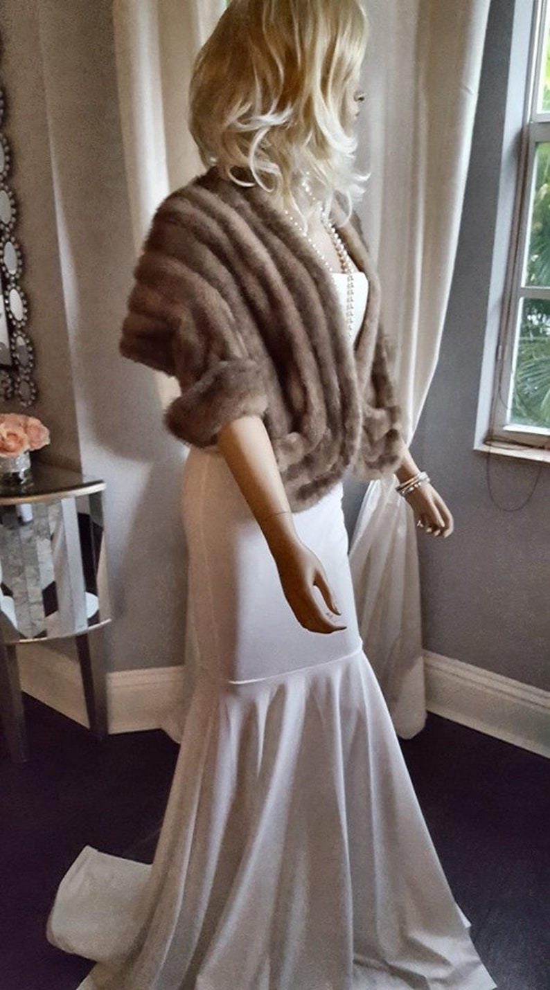 great gatsby fur shawl